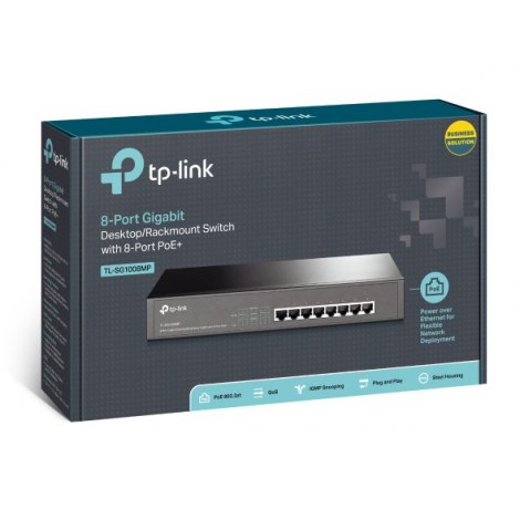 TP-LINK | Switch | TL-SG1008MP | Unmanaged | Desktop/Rackmountable | 1 Gbps (RJ-45) ports quantity 8 | PoE+ ports quantity 8 | P - 2